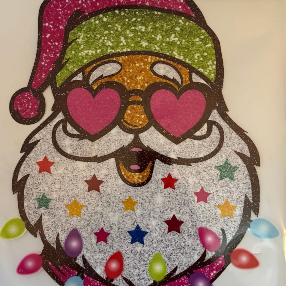 Festive Santa Graphic DTF transfer